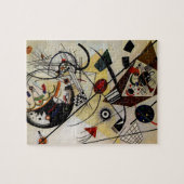 Kandinsky Transverse Unbroken Line Abstracte Art Legpuzzel (Horizontaal)