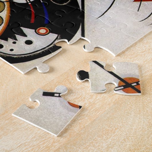 Kandinsky Transverse Unbroken Line Abstracte Art Legpuzzel (Zijkant)