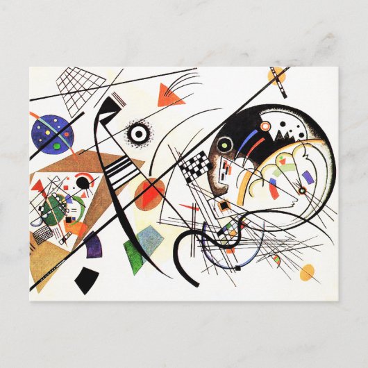 Kandinsky Tranverse Line briefkaart (Voorkant)