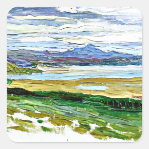 Kandinsky - Tunis, de baai Vierkante Sticker