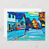 Kandinsky - Twee Huizen Briefkaart (Voorkant / Achterkant)