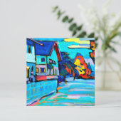 Kandinsky - Twee huizen Kaart (Staand voorkant)