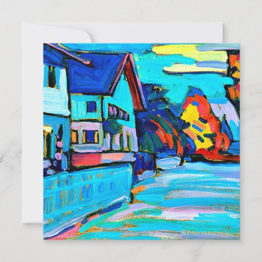 Kandinsky - Twee huizen Kaart (Voorkant)