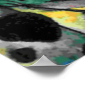 Kandinsky - Twee ovalen Poster (Hoek)