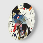 Kandinsky - Twee Zwarte Vlekken Grote Klok (Hoek)