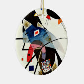 Kandinsky - Twee Zwarte Vlekken, Keramisch Ornament (Rechts)