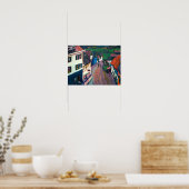 Kandinsky - Uitzicht van het raam van de Griesbrau Poster (Keuken)