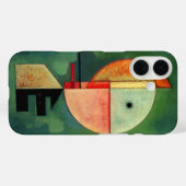 Kandinsky Upward Abstract Painting Green Case-Mate iPhone Case (Achterkant (horizontaal))