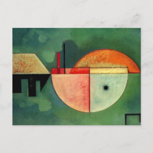 Kandinsky Upward Abstract schilderen Briefkaart (Voorkant)