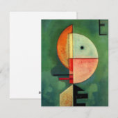 Kandinsky Upward Abstract schilderen Feestdagenkaart (Voorkant / Achterkant)