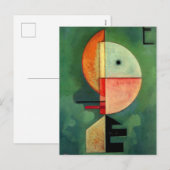 Kandinsky Upward Abstract schilderen Feestdagenkaart (Voorkant / Achterkant)