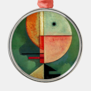 Kandinsky Upward Abstract schilderen Metalen Ornament