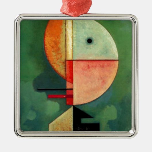 Kandinsky Upward Abstract schilderen Metalen Ornament (Voorkant)