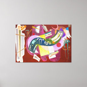 KANDINSKY - VARIEGATED BLACK (Noir bigarré) - 1935 Canvas Afdruk