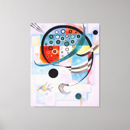 KANDINSKY - VAST (Fixiert - Fixé) - 1935 - Canvas Afdruk (Voorkant)