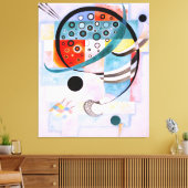 KANDINSKY - VAST (Fixiert - Fixé) - 1935 - Canvas Afdruk (Insitu (Woonkamer))