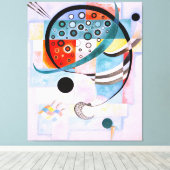 KANDINSKY - VAST (Fixiert - Fixé) - 1935 - Canvas Afdruk (Insitu (Houten vloer))