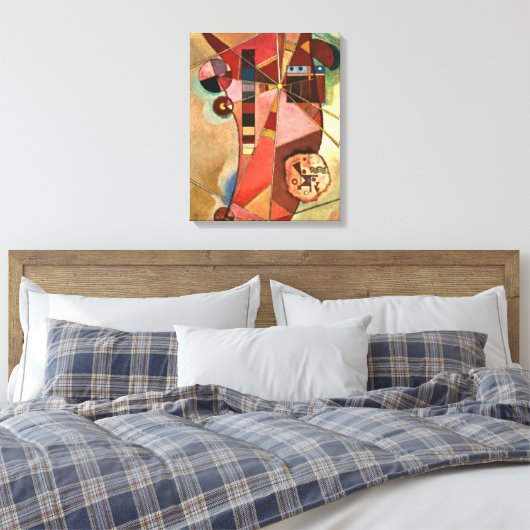 Kandinsky - Vaste punten Canvas Afdruk (Insitu (Slaapkamer))