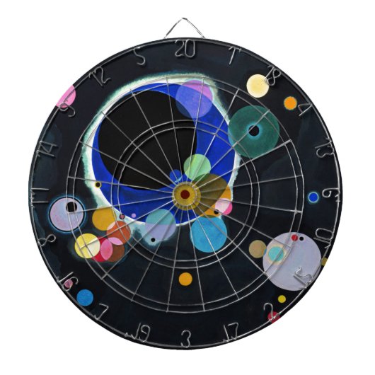 Kandinsky Verscheidene Circles Abstract Dartbord (Voorkant)