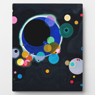 Kandinsky Verscheidene Circles Abstract Fotoplaat