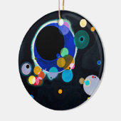 Kandinsky Verscheidene Circles Abstract Keramisch Ornament (Links)