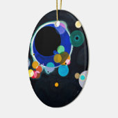 Kandinsky Verscheidene Circles Abstract Keramisch Ornament (Links)