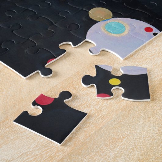 Kandinsky Verscheidene Circles Abstract Legpuzzel (Zijkant)