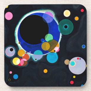 Kandinsky Verscheidene Circles Abstract Onderzetter