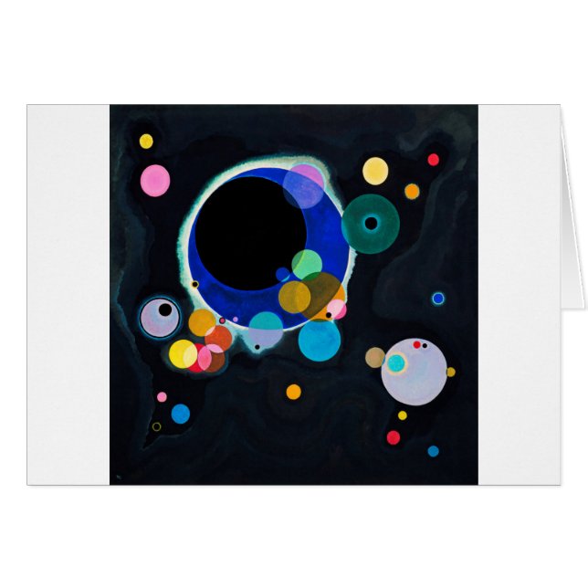 Kandinsky Verscheidene Circles Artwork (Voorkant Horizontaal)