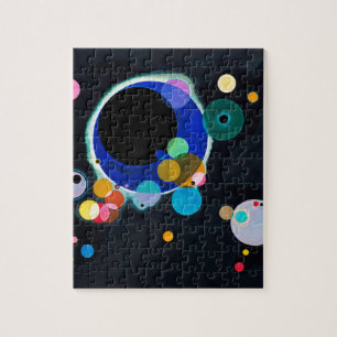 Kandinsky Verscheidene Circles Artwork Legpuzzel