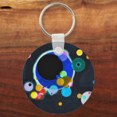 Kandinsky Verscheidene Circles Sleutelhanger (Voorkant)