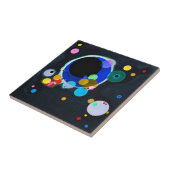 Kandinsky Verscheidene Circles Tegeltje (Zijkant)