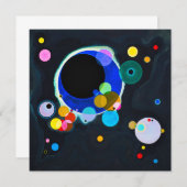 Kandinsky Verscheidene Circles Uitnodigingen (Voorkant / Achterkant)