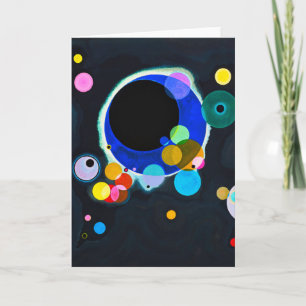 Kandinsky Verscheidene Circles Wenskaart Kaart