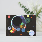 Kandinsky - Verscheidene cirkels Kaart (Staand voorkant)