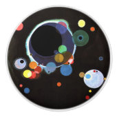 Kandinsky - Verscheidene cirkels Keramische Knop (Voorkant)