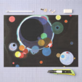 Kandinsky - Verscheidene cirkels Tissuepapier (Craft)