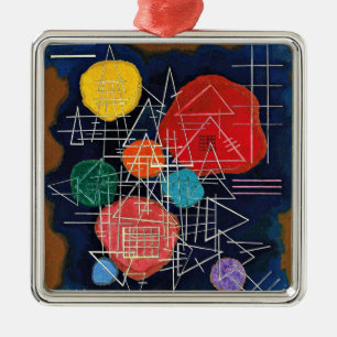 Kandinsky - Versluierde Gloed Metalen Ornament