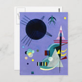 Kandinsky - Violet Groen Briefkaart (Voorkant / Achterkant)