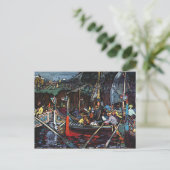 Kandinsky - Volga Song Briefkaart (Staand voorkant)