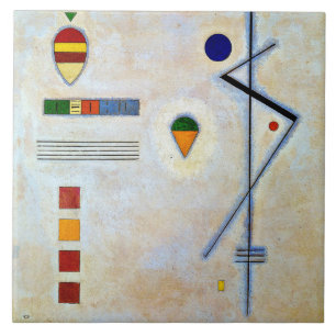 Kandinsky - Von-Zu, beroemd abstract kunstwerk Tegeltje