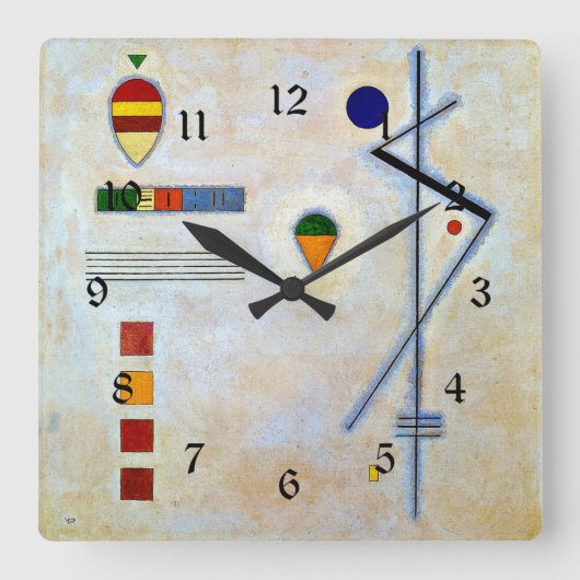 Kandinsky - Von-Zu Vierkante Klok (Voorkant)