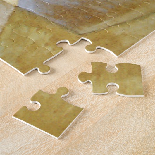 Kandinsky vormt Abstracte kunstschildering Legpuzzel (Zijkant)