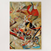 Kandinsky vormt Abstracte kunstschildering Legpuzzel (Verticaal)