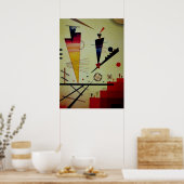 Kandinsky Vrolijk Structuur Abstract Schilderen Poster (Keuken)
