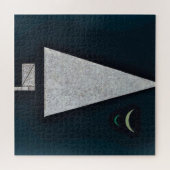 Kandinsky - Weisse Scharfe Legpuzzel (Horizontaal)
