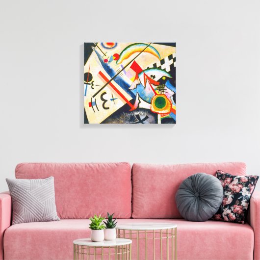Kandinsky White Cross Canvas Afdruk (Insitu (Woonkamer))