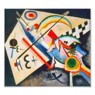 Kandinsky White Cross Foto Afdruk