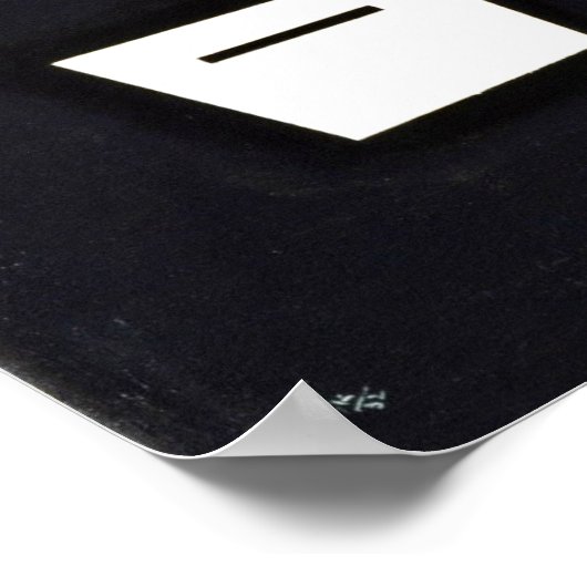 Kandinsky - White - Soft and Hard, Poster (Hoek)