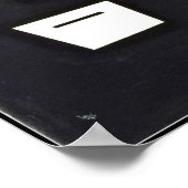 Kandinsky, White-Soft en Hard Poster (Hoek)